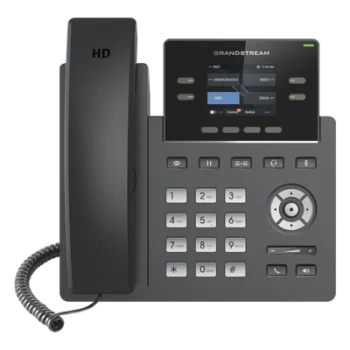 Teléfono IP / 4 Líneas SIP / 2 Cuentas / Pantalla Color 2.4" / Codecs HD G.722 y Opus / Gestión en la Nube / Puertos 10/100 Mbps