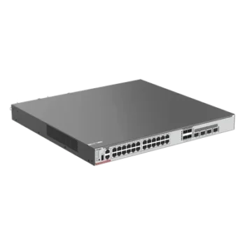 Switch Core / 24 Puertos Multi-Gigabit 10G / Hi-PoE 802.3bt 90 W / 4 SFP28 25G / Capa 3 / 1,480 W PoE / Fuentes Modulares