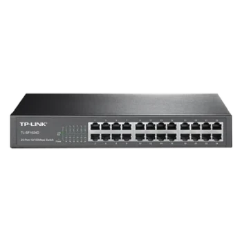 Switch no administrable / 24 puertos 10/100 Mbps / 35.7 Mpps / Escritorio o rack