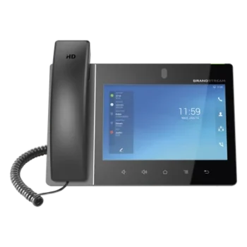 Videoteléfono IP Android / 16 Líneas SIP / Pantalla Táctil 8" / Wi-Fi 6 / Bluetooth 5.0 / PoE+ / Cámara 2 MP con Obturador de Privacidad