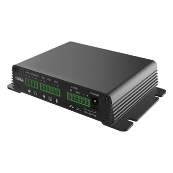 Gateway SIP de Voceo y Paging / Amplificador Integrado 30 W / PoE / Intercomunicación Audio/Video / 2 Líneas SIP / Compatible IP/RTP/RTSP