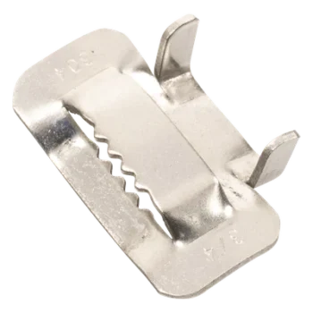 Hebilla de Acero Inoxidable / 3/4" / 100 Piezas / Compatible ADSS / Mini-ADSS / Figura 8