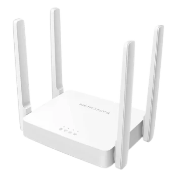Router Inalámbrico / Wi-Fi 5 AC1200 / Dual Band 2.4 GHz y 5 GHz / 4 Antenas 5 dBi / 3 Puertos 10/100 Mbps