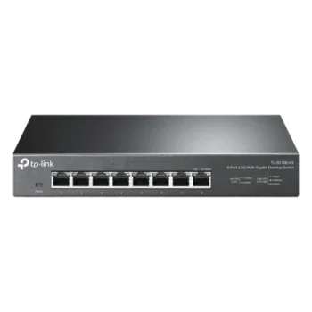 Switch no administrable / 8 puertos 2.5G / 40 Gbps switching / Fanless / Auto-negociación 100M/1G/2.5G