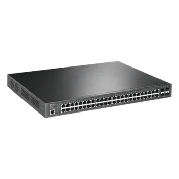 Switch PoE+ L2+ / 48 Puertos Gigabit / 4 SFP 1G / Presupuesto PoE 384W / Rendimiento 104 Gbps / Montaje en Rack