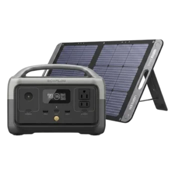 Kit de Energía Portátil / 256 Wh LFP / Inversor 300 W / Panel Solar 100 W / USB-C 60 W / IP67 / Wi-Fi