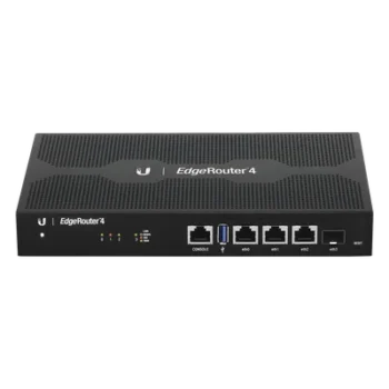 Router Edge / 4 Gbps / 3.4 Mpps / 3x RJ45 Gigabit + 1x SFP / 4-Core 1 GHz / 1 GB RAM / Rack 0.75 x 0.45 x 0.10 ft