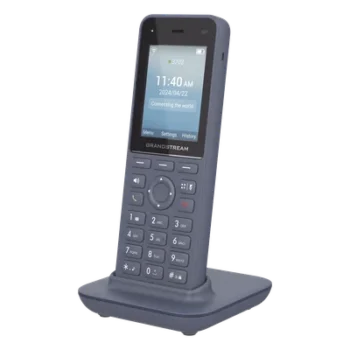 Teléfono IP Inalámbrico / Wi-Fi 6 Dual Band / 3 Cuentas SIP / 3 Líneas / Voz HD / Bluetooth / Pantalla 2.4" / Batería 3000 mAh