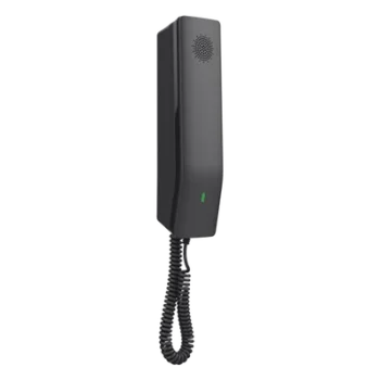 Teléfono IP Hotelero / Altavoz HD / 2 Cuentas SIP / 10 Teclas de Marcación Rápida / 3 Teclas Programables / PoE 100 Mbps / Montaje Pared o Escritorio