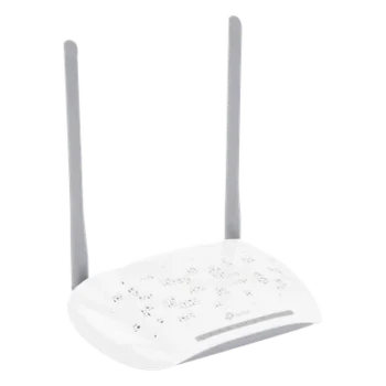 ONU/ONT Router GPON / Wi-Fi N 300 Mbps / 2.4 GHz / 1 Puerto GPON SC-APC / 1 Puerto GE + 1 Puerto FE / 1 Puerto POTS FXS / 2 Antenas 5 dBi