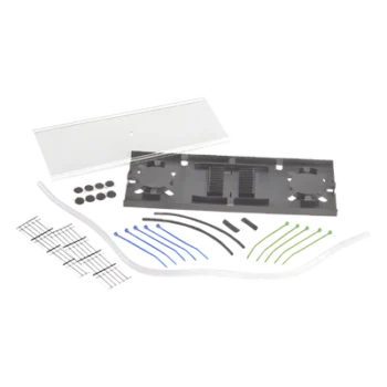 Charola de Empalme para Fibra Óptica / 24 Empalmes de Fusión o Mecánicos / 144 Empalmes Ribbon / 4.4 x 10.1 x 0.37 pulgadas