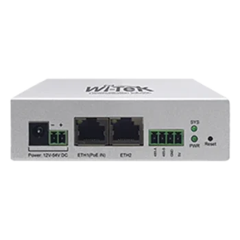 Controlador IoT / 2 Puertos 10/100 Mbps / PoE 802.3af / RS-485 / Alimentación 12-54V DC / Gestión Solar en la Nube