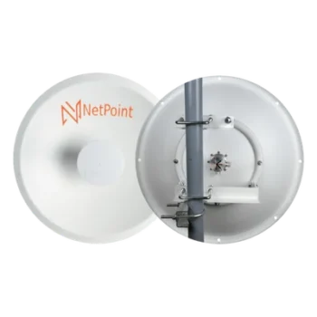 Antena Direccional Parabólica / 27 dBi / 4.9-7.2 GHz / Dual Polaridad Slant 45°/90° / 39.6 cm / Radomo Integrado