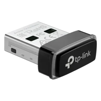 Adaptador USB Wi-Fi 6 / 287 Mbps / 2.4 GHz / Nano 17.5 × 15.8 × 7.1 mm / MU-MIMO / OFDMA / Driver Pre-cargado