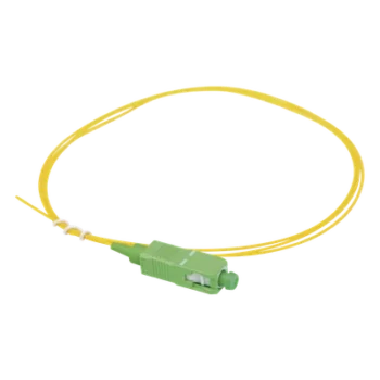 Pigtail de Fibra Óptica / SC/APC / Monomodo G.652D / Simplex / 1 m (3.28 ft) / Tight Buffer 900 µm