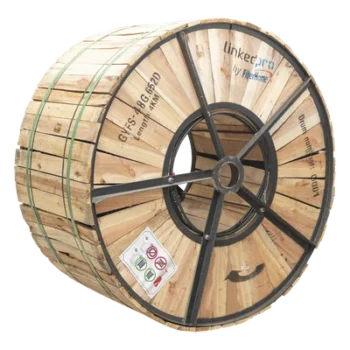 Carrete de Fibra Óptica / 4 km / 48 Hilos / Monomodo G.652D / Armada / Loose Tube / 13,123 ft