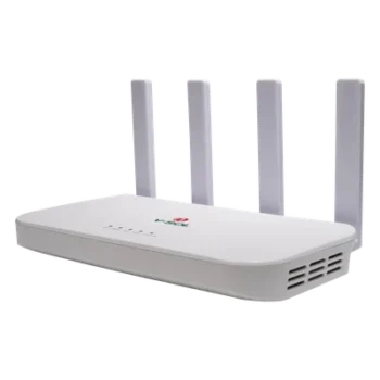 ONU DualMode / Wi-Fi 6 / 4 Puertos Gigabit / 1 Puerto FXS / 1 Puerto PON SC/UPC / USB / 0.82 × 0.48 × 0.12 pies