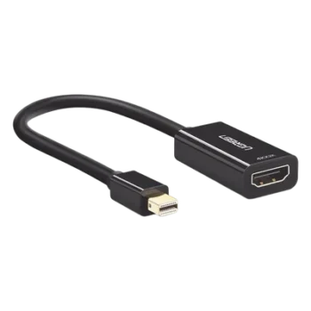 Convertidor Mini DisplayPort a HDMI / 4K@30Hz / Thunderbolt / Triple Blindaje Interno / Carcasa ABS / 25 cm (9.84 ft)