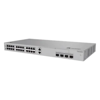 Switch PoE Administrable Capa 3 / 24 Puertos Gigabit (22 PoE) / 2 Puertos 2.5GE PoE / 2 Puertos SFP+ 10GE / 400W PoE / 98 Gbps / iStack