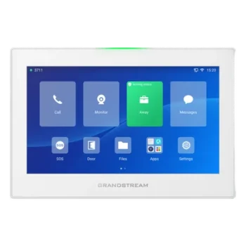 Estación de Intercomunicación SIP / Pantalla Táctil 7'' 1024x600 / Wi-Fi 6 Dual Band / Bluetooth 5.0 / 8 Canales de Alarma / Android 13 / Control HVAC e Iluminación