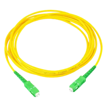 Jumper de Fibra Óptica / SC/APC a SC/APC / Monomodo OS1/OS2 / Simplex / 2 m (6.56 pies) / Forro PVC / 2 mm