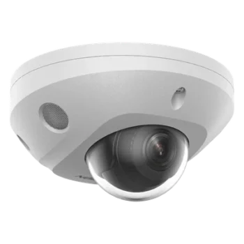 Mini Domo IP / 6 Megapixel / Dual Light 30 m (98.4 ft) / AcuSense / WDR 120 dB / IP67 IK8 / PoE