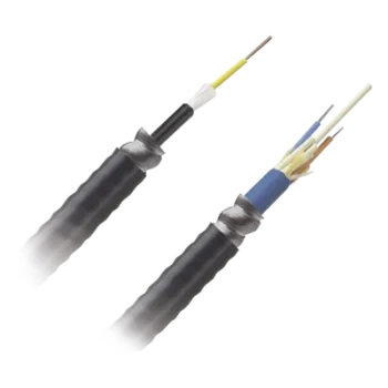 Cable de Fibra Óptica / 12 Hilos / Monomodo OS2 / Interior-Exterior / Armado / Loose Tube 250μm / OFCR Riser / Por Metro
