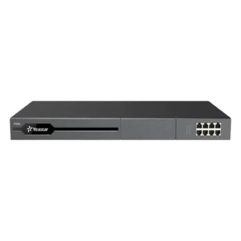 Conmutador IP PBX / 100 a 200 Extensiones / 30 a 60 Llamadas Simultáneas / E1/T1/PRI / 8 Puertos FXO/FXS / Omnicanal con IA
