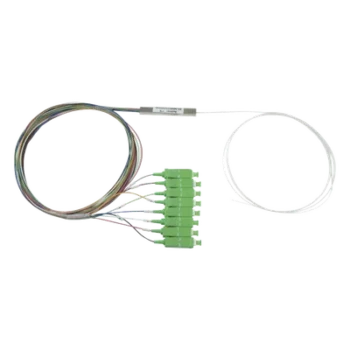 Splitter Óptico PLC / 1x8 / Conectores SC/APC / Pérdida 10.5 dB / 1260-1650 nm