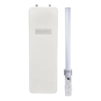 Kit WiFi Omnidireccional / 2.4 GHz / 300 Mbps / 300 m (984 ft) / 10 dBi / 128 Dispositivos / MIMO 2x2 / Cloud
