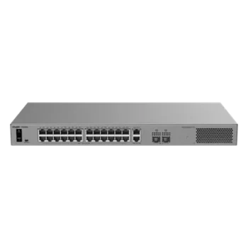 Switch Layer 2 Smart Cloud Managed / 28 Puertos Gigabit / 24 Puertos PoE+ 370 W / Switching 56 Gbps / Forwarding 41.664 Mpps / Protección 6 kV / CCTV Mode