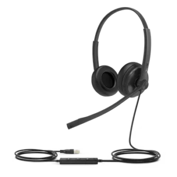 Auriculares USB Profesionales / Audio HD / Cancelación de Ruido Pasiva / Plug-and-Play / Brazo Flexible 320° / Active Protection / 84 g a 118 g