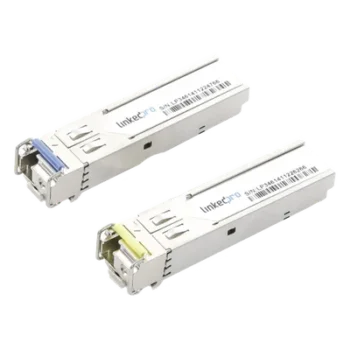 Transceptor SFP Industrial / Bidireccional 1310/1550 nm / 1.25 Gbps / Alcance 5 km (3.1 mi) / LC/UPC Simplex / Hot-Pluggable / DDM / -40 a 85 °C