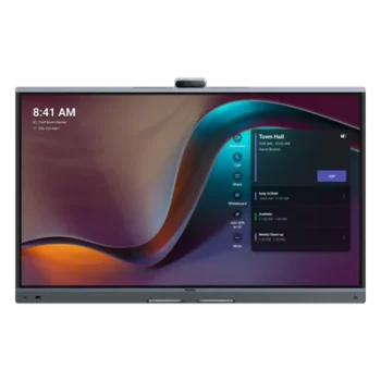 Centro de Colaboración Inteligente / Pantalla 4K UHD 65'' / Triple Cámara 50 MP / Zoom Híbrido 16x / Audio AI 12 m (39.4 ft) / 20 Puntos Táctiles / Wi-Fi 6