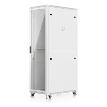Gabinete Rack de Piso / 42U / 600 x 1000 mm (23.6 x 39.4') / Carga 800 kg (1763.7 lb) / Ventiladores con Sensor Térmico / Puerta Vidrio Templado / Ruedas Bloqueables