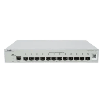 Switch Administrable Full Aggregation Capa 3 / 12 Puertos SFP+ 10G / 240 Gbps / 1U / 11.81 x 9.13 x 1.73 in