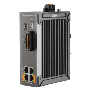 Switch Industrial Administrable / 4 Puertos PoE Gigabit / 2 Puertos SFP 2.5Gbps / PoE 120W / Sin Ventiladores / -40℃ a 75℃ (-40℉ to 167℉)