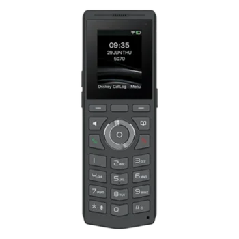 Teléfono IP Wi-Fi Portátil / Pantalla 2.0" 240x320 / Dual Band 2.4/5 GHz / Bluetooth 5.0 / Batería 1900 mAh / Resistencia Caídas 1.8 m (5.9 ft)
