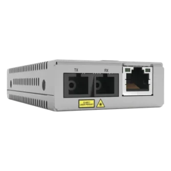 Convertidor de Medios Gigabit / 10/100/1000Base-T a 1000Base-LX / SC Monomodo / Alcance 20 km (65,616 ft) / Compatible con Chasis MMCR18