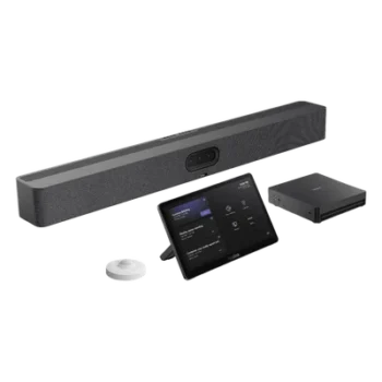 Sistema de Videoconferencia / Intel Ultra5 125H con NPU / Triple Cámara 50 MP / Zoom 8x / Pantalla Táctil 11.6' / Compartición 4K / Detección Ocupación / Microsoft Teams Rooms