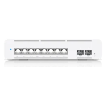 Switch PoE++ Capa 3 / 8 Puertos 10GbE / 2 Puertos SFP+ / PoE 155 W / Etherlighting™ / 200 Gbps
