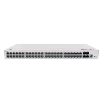 Switch PoE Administrable Capa 2 / 48 Puertos Gigabit PoE / 4 Puertos SFP Uplink 1GE / 104 Gbps / PoE Perpetuo 380W / Gestión Nube Gratis