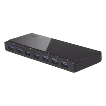 HUB USB 3.0 / 7 Puertos / Transferencia 5 Gbps / Alimentación 12V/2A / 165 x 65.5 x 17.5 mm (6.5 x 2.6 x 0.7 in)