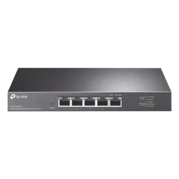 Switch / 5 Puertos / 2.5 Gbps / No Administrable / Escritorio / 25 Gbps Capacidad de Conmutación / Sin Ventilador / Carcasa Metálica