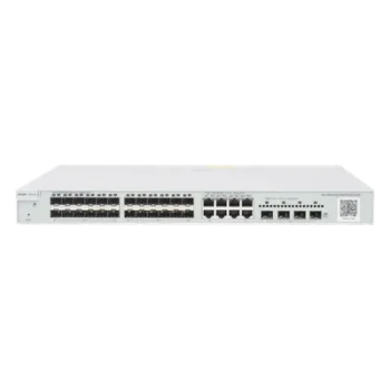 Switch Capa 3 Administrable / 24 Puertos SFP 1G / 8 Puertos Combo 10/100/1000 / 4 Puertos SFP+ 10G / 128 Gbps / 96 Mpps