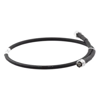 Jumper Coaxial / Ultra Flexible / Baja Pérdida hasta 7 GHz / N-Macho a N-Macho / 1 m / Interior y Exterior