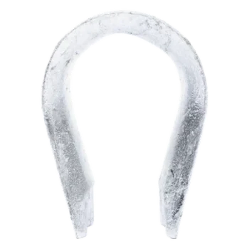 Guardacabo / Acero Galvanizado en Caliente / 18.5 x 82 mm / 0.06 x 0.27 ft / Compatible Remates Delt-001 a Delt-005 / Fibra Óptica ADSS y Figura 8