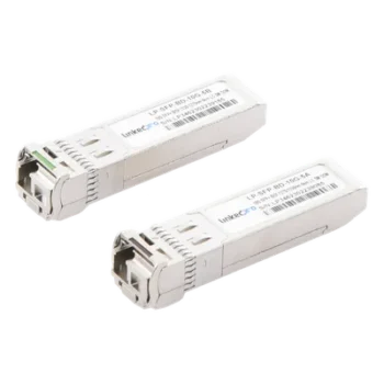 Transceptor Óptico SFP+ Bidireccional / 10 Gbps / Monomodo 1270 & 1330 nm / Alcance 5 km (3.1 mi) / Conector LC/UPC Simplex / DDM / Hot-Pluggable