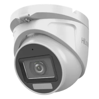 Cámara Turret TURBOHD / 2 Megapixel / Dual Light 30 m (98.4 ft) IR + 20 m (65.6 ft) Luz Blanca / Lente 2.8 mm 100° / IP66 / Audio por Coaxitron / 4 Tecnologías Seleccionables