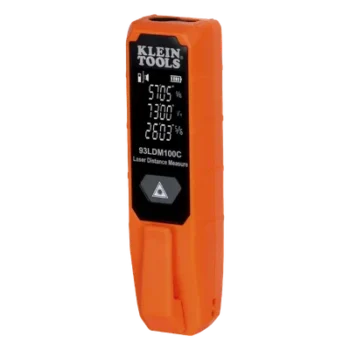 Medidor Láser de Distancia / Rango 5.1 cm a 30.5 m (16.7 ft a 100.1 ft) / Precisión 1/16'' / Pantalla LCD Dual / Clip de Bolsillo